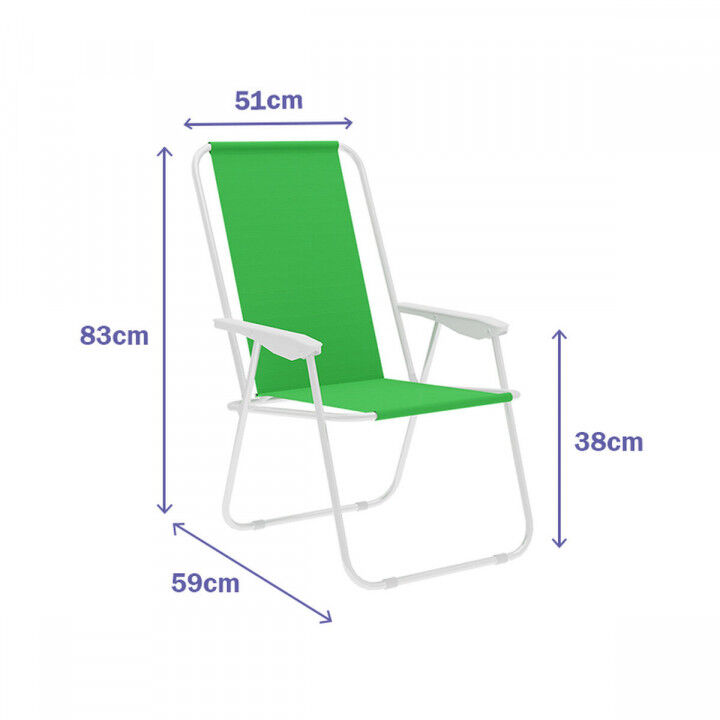 Sedia Pieghevole Marbueno Verde 59 x 83 x 51 cm