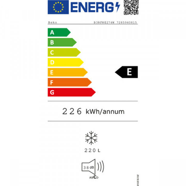 Freezer BEKO B3RFNE274W Bianco (Ricondizionati A)