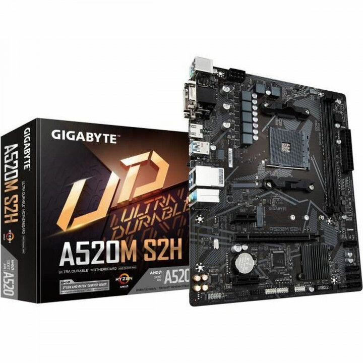 Placa Base Gigabyte A520M S2H AMD AM4 AMD A520 AMD