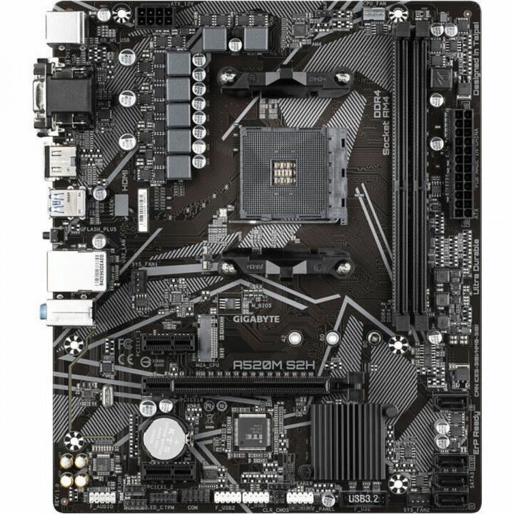 Placa Base Gigabyte A520M S2H AMD AM4 AMD A520 AMD