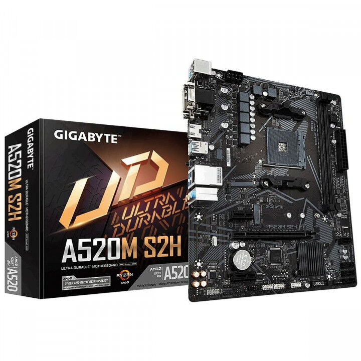 Moederbord Gigabyte A520M S2H AMD AM4 AMD A520 AMD