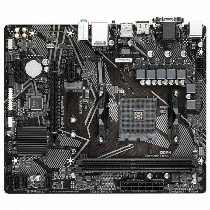 Motherboard Gigabyte A520M S2H AMD AM4 AMD A520 AMD
