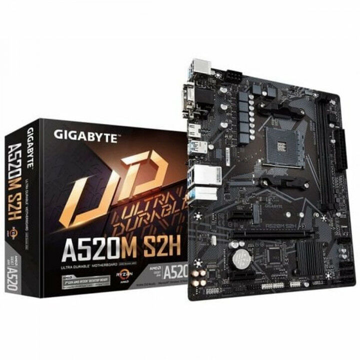 Carte Mère Gigabyte A520M S2H AMD AM4 AMD A520 AMD