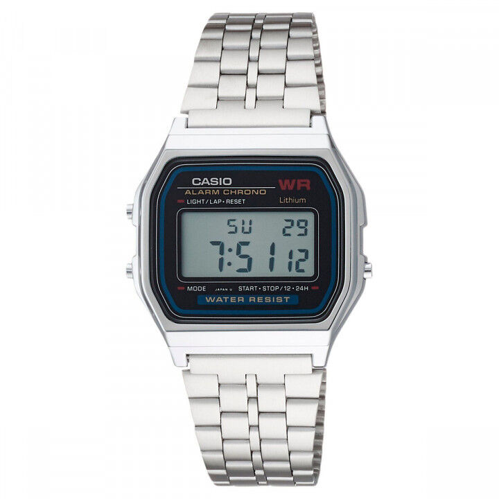 Orologio Unisex Casio A159W-N1DF Argentato (Ricondizionati A)