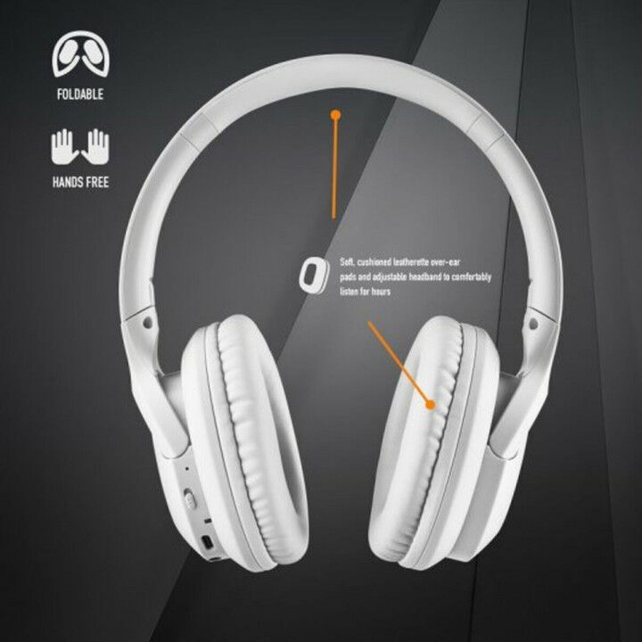 Bluetooth Headset with Microphone NGS ARTICA GREED White Black (Refurbished A)