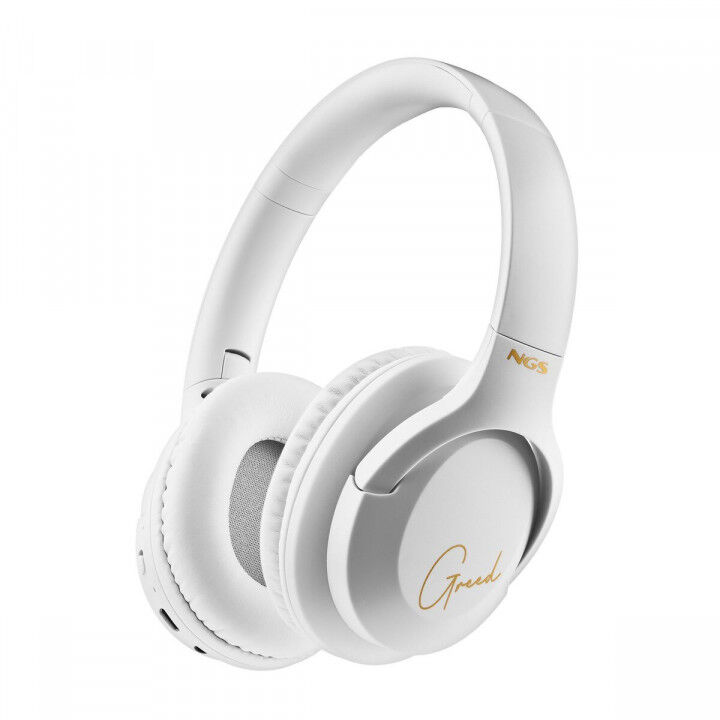 Bluetooth Kopfhörer mit Mikrofon NGS ARTICA GREED Weiß Schwarz (Restauriert A)