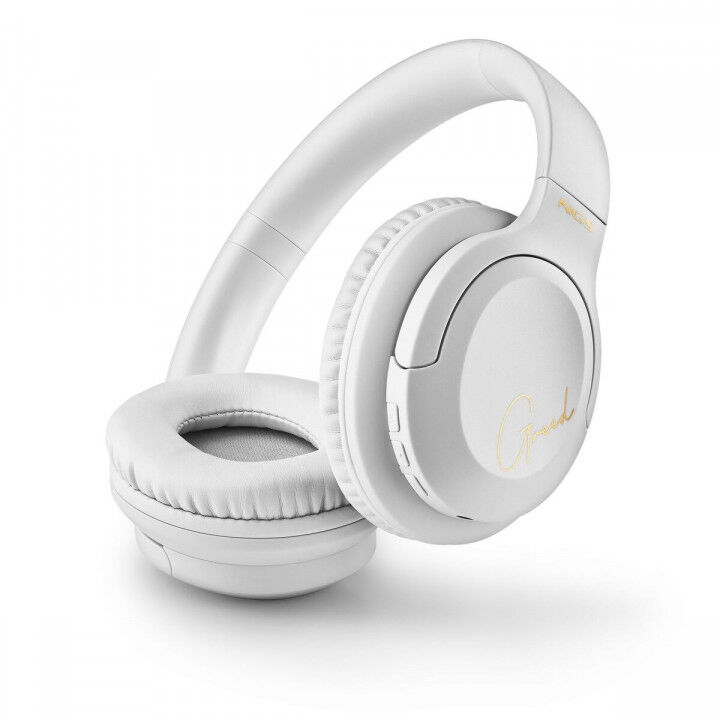 Auriculares Bluetooth con Micrófono NGS ARTICA GREED Blanco Negro (Reacondicionado A)