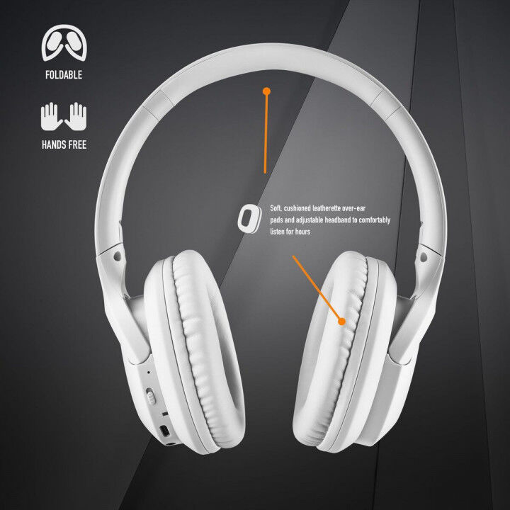 Auricolari Bluetooth con Microfono NGS ARTICA GREED Bianco Nero (Ricondizionati A)