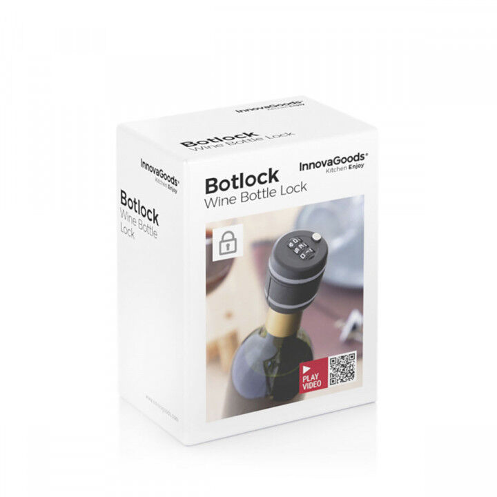 Slot voor wijnflessen Botlock InnovaGoods