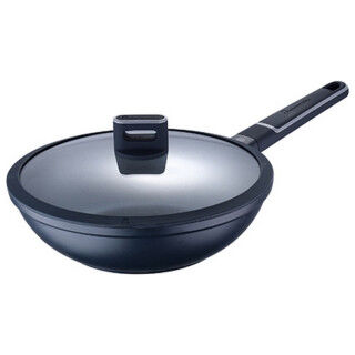 Padella Wok Masterpro Indigo Nero Alluminio (Ø 28 cm)