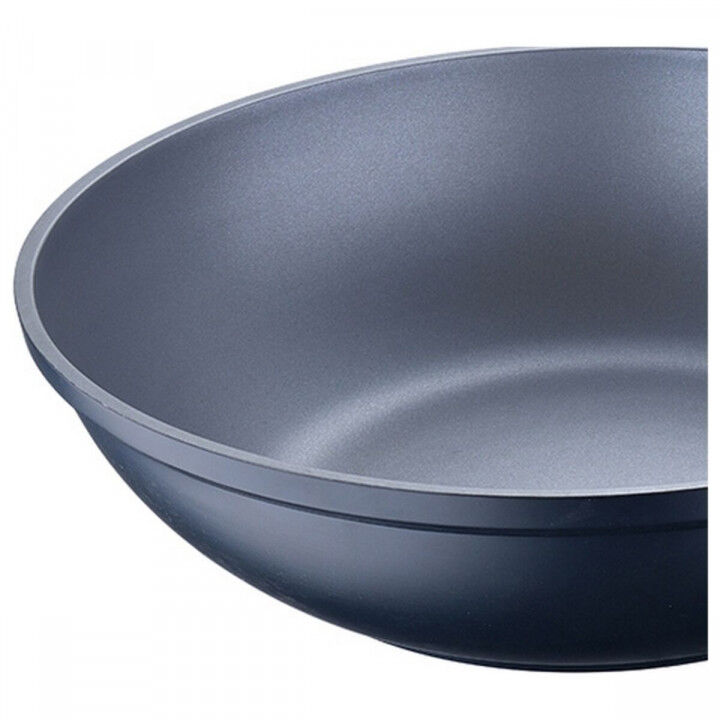 Wok Pfanne Masterpro Indigo Schwarz Aluminium (Ø 28 cm)