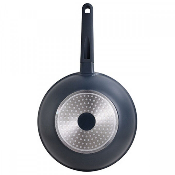 Wok Pfanne Masterpro Indigo Schwarz Aluminium (Ø 28 cm)