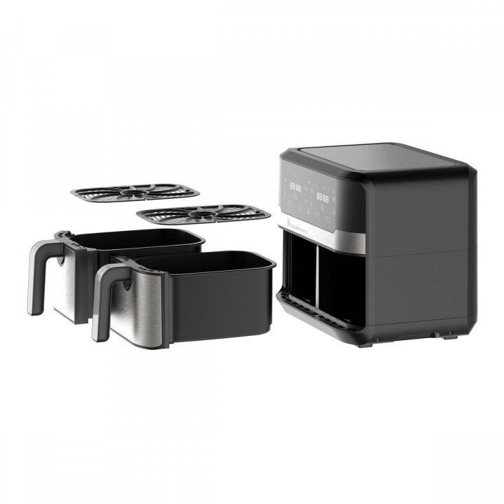 Friggitrice ad Aria Masterpro Rocket Duo 900 2400 W 9 L Nero