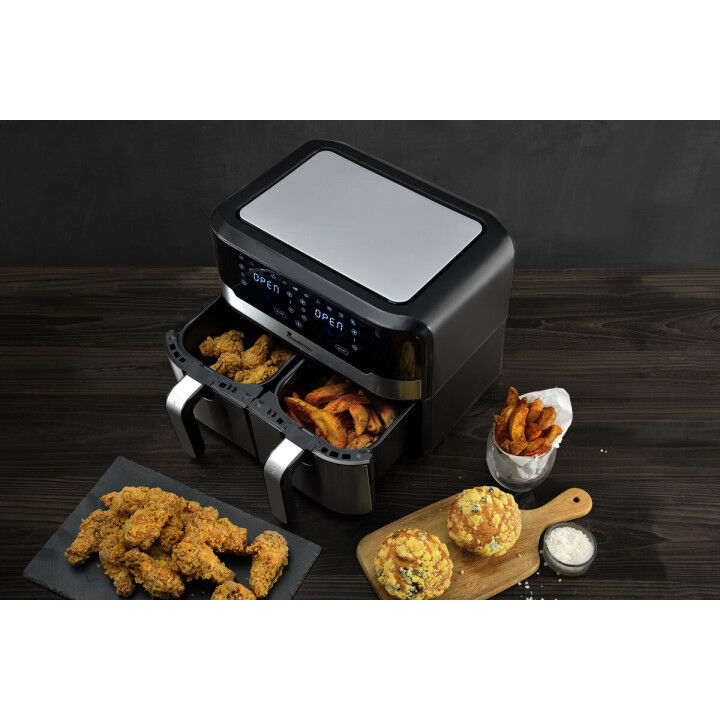 Air Fryer Masterpro Rocket Duo 900 2400 W 9 L Black
