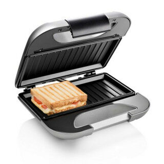 Sandwichtoaster Princess 01.127003.01.001 Schwarz Silberfarben 750 W