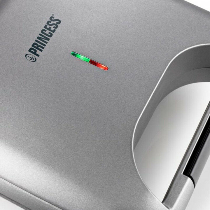 Tostiera Grill Princess 01.127003.01.001 Nero Argentato 750 W