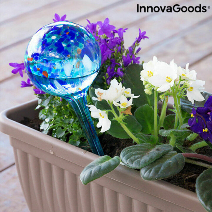 Ballons arrosage automatique Aqua·Loon InnovaGoods Bleu verre (Reconditionné A)