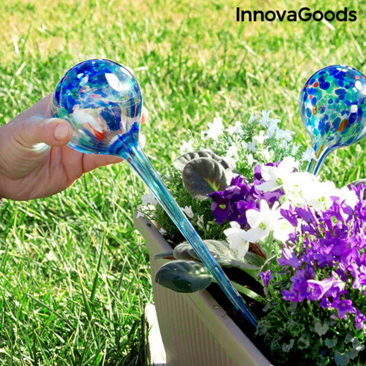 Globos de Riego Automático Aqua·Loon InnovaGoods Azul Vidrio (Reacondicionado A)