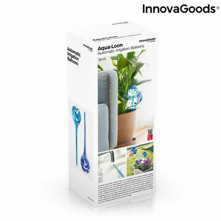 Automatische Bewässerungsballons Aqua·Loon InnovaGoods Blau Glas (Restauriert A)