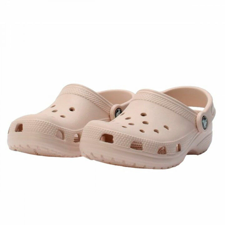 Zuecos Crocs Beige
