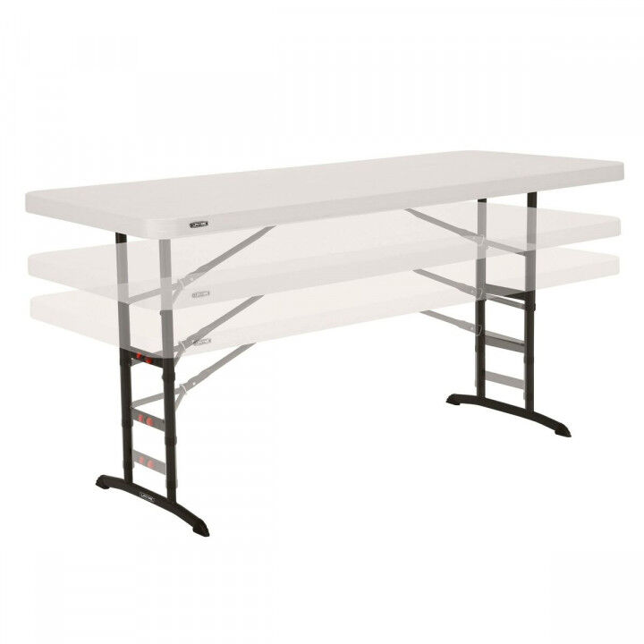 Folding Table Lifetime White Steel Rectangular (Refurbished C)