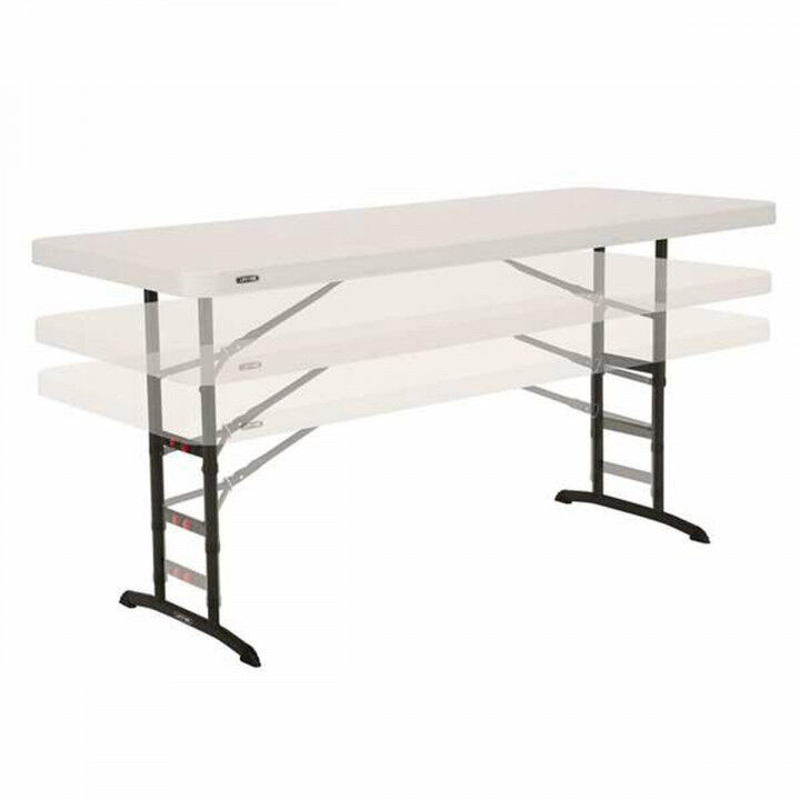 Table Klapptisch Lifetime Weiß Stahl rechteckig (Restauriert C)