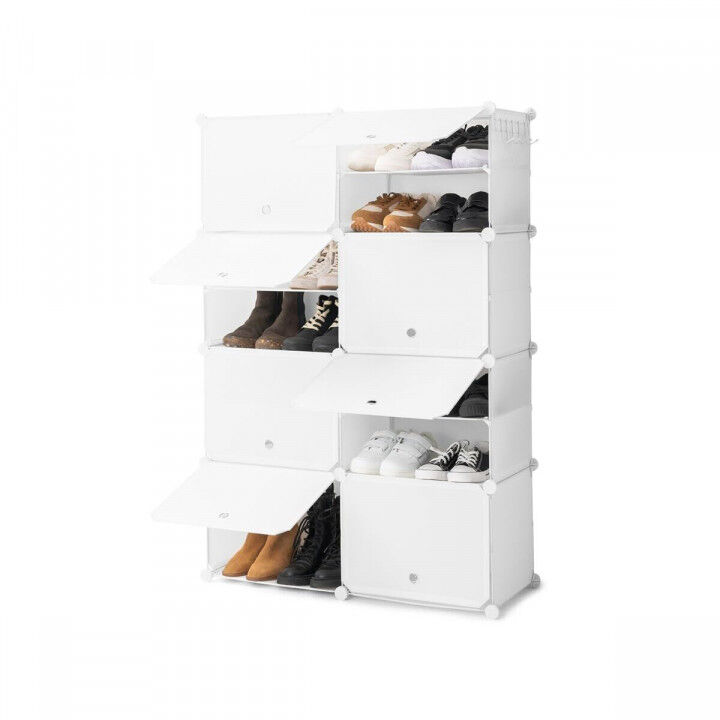 Draagbaar Modulair Schoenenrek InnovaGoods Wit (Refurbished A)