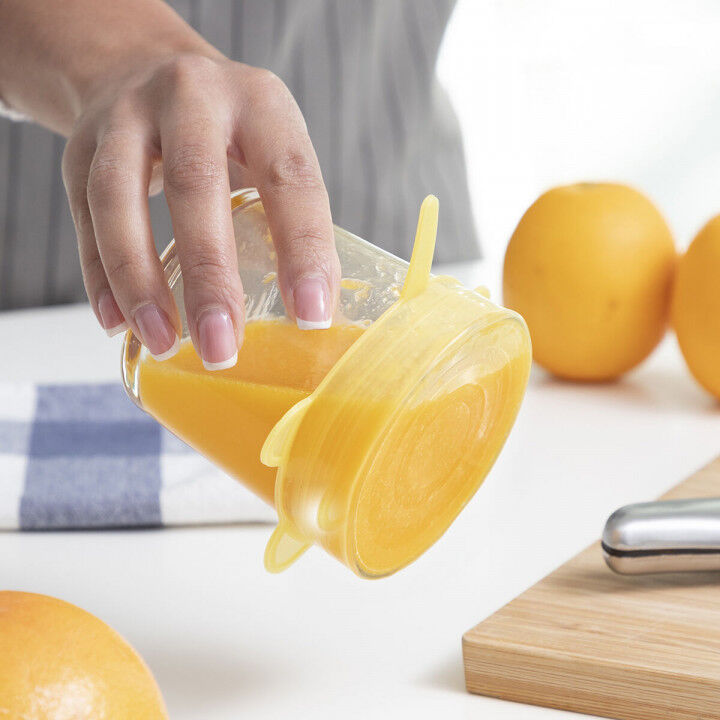 Set van 10 herbruikbare en aanpasbare keukendeksels Lilyd InnovaGoods