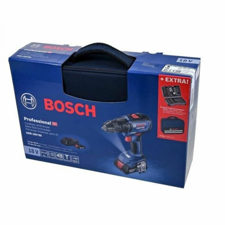 Tournevis électrique BOSCH GSR 18V-50 18V 50 Nm