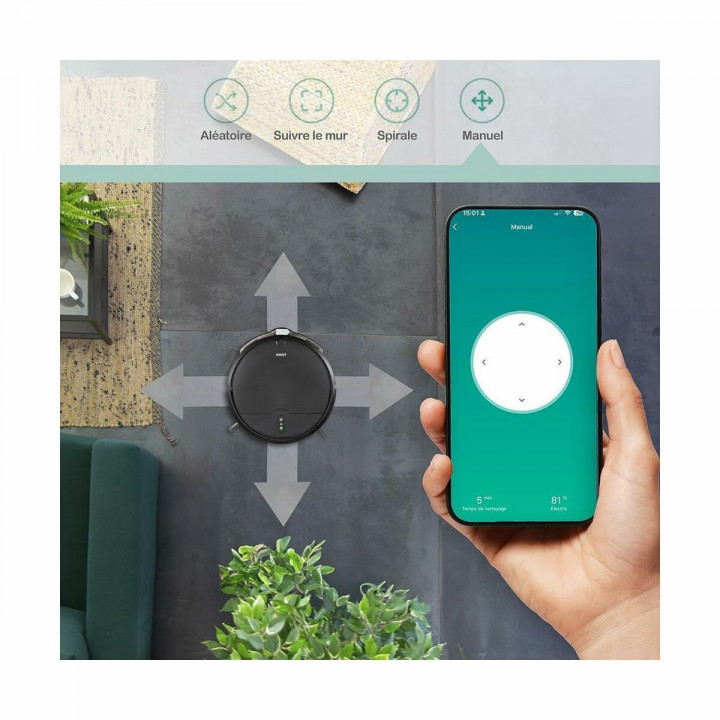 Aspirateur robot Livoo DOH145 WASH'UP