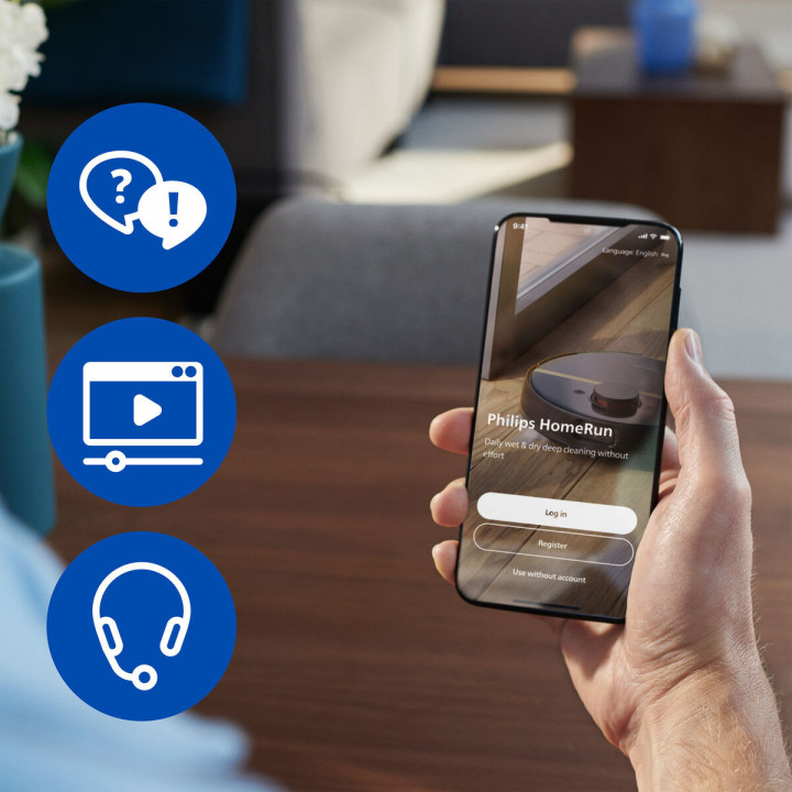 Robot Vacuum Cleaner Philips 4800 mAh