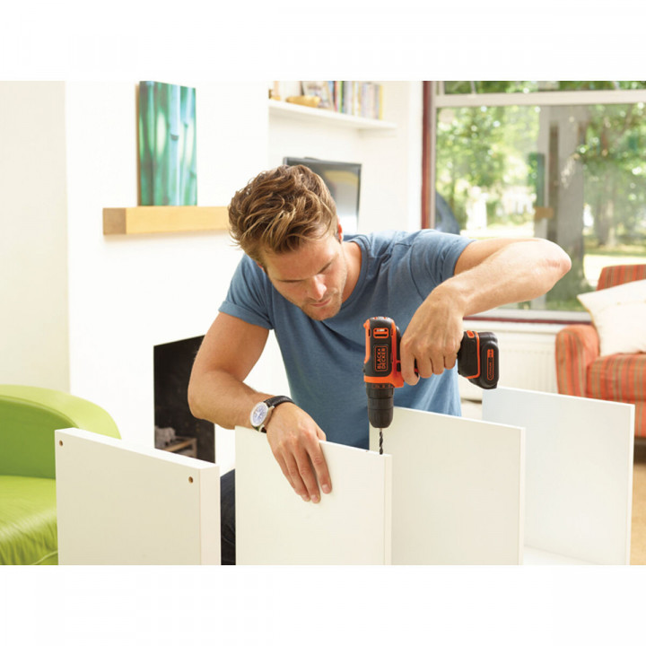 Elektrische schroevendraaier Black & Decker BDCDD12KB-QW