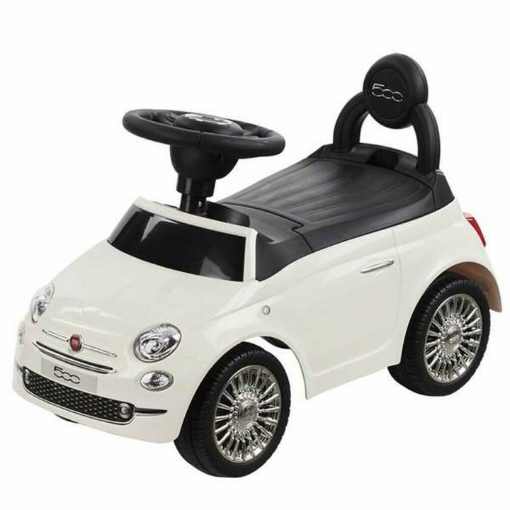 Tricycle RIDE ON CAR FIAT 500 WHITE White