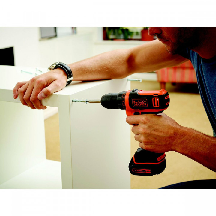 Elektrische schroevendraaier Black & Decker BDCDD12KB-QW