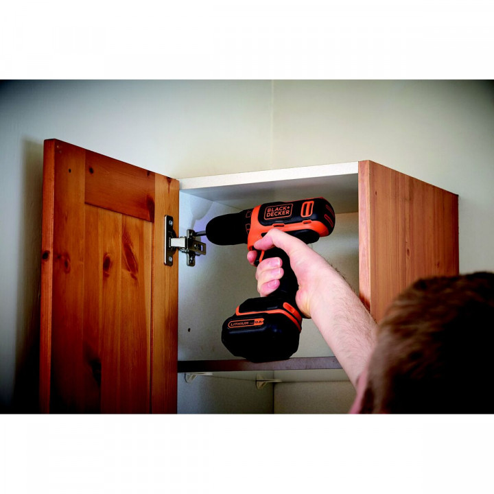 Elektrischer Schraubendreher Black & Decker BDCDD12KB-QW