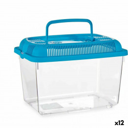 Acquario Mascow Azzurro Plastica 3 L 17 x 16 x 24 cm Con maniglia Medio (12 Unità)