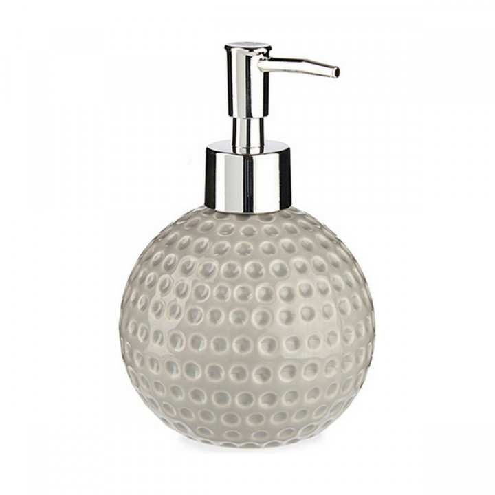 Distributeur de Savon Berilo Golf Gris Métal Céramique 300 ml (12 Unités)