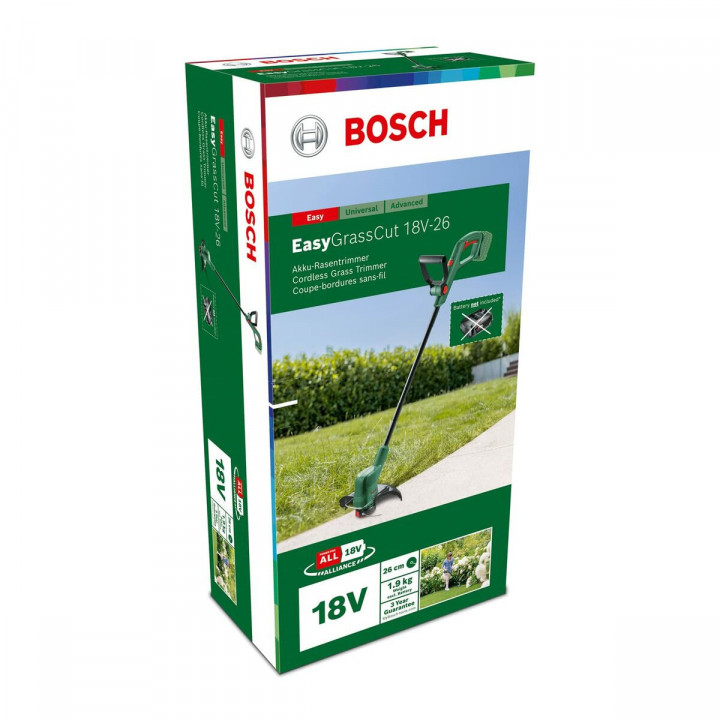 Taille-bordures BOSCH EasyGrassCut 18V-26 2,5 Ah