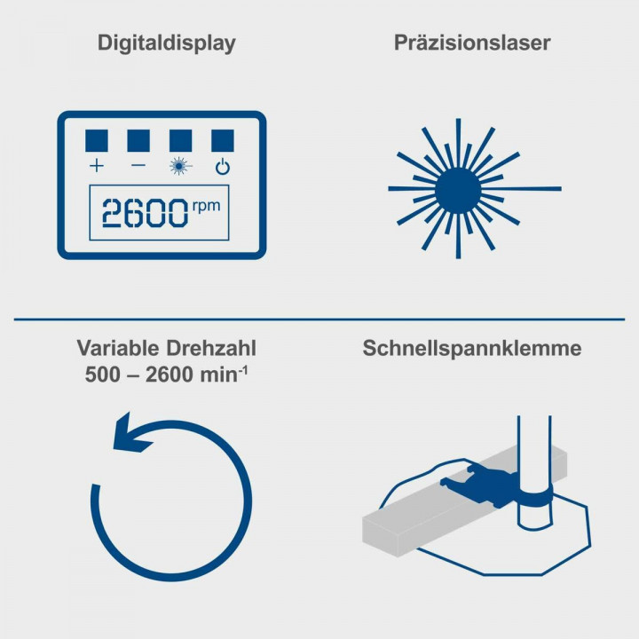Säulenbohrmaschine Scheppach 700 W