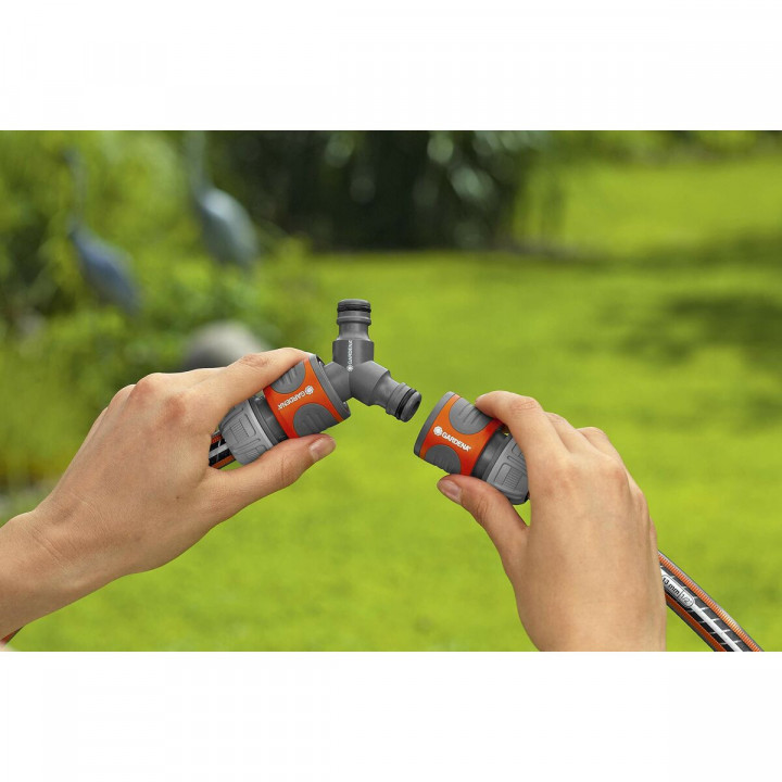 Connecteur de tuyau Gardena 18287-20 Ø 15 mm 1/2" Triple Système d'irrigation