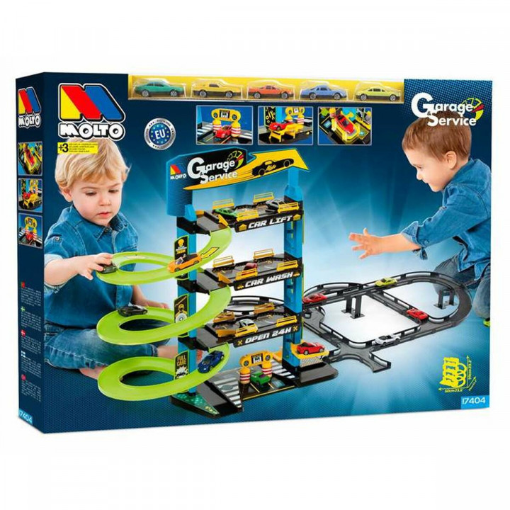 Pista de Carreras Moltó 3 niveles Coche x 5