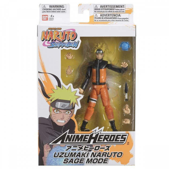 Ledenpop Naruto Anime Heroes - Uzumaki Naruto Sage Mode 17 cm