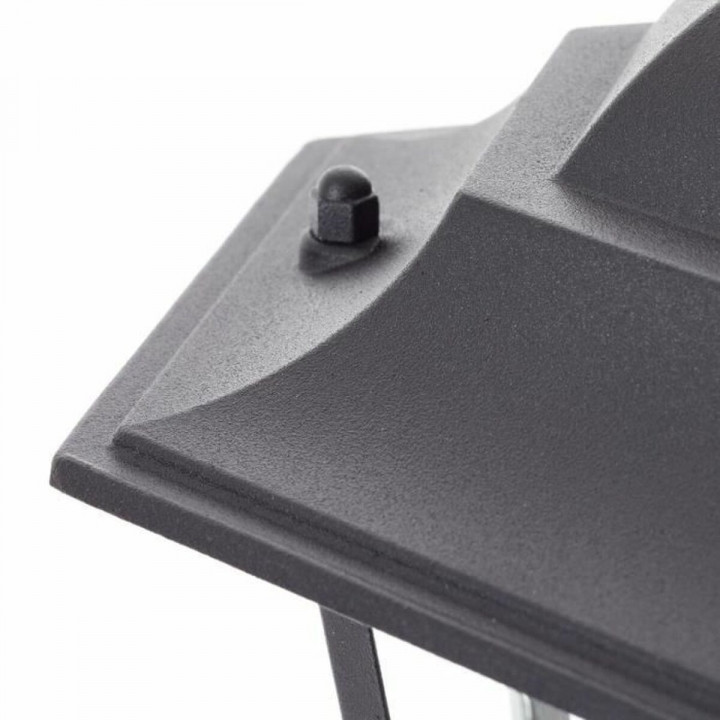 Straßenbeleuchtung Brilliant Carleen Außenbereich E27 60 W Schwarz