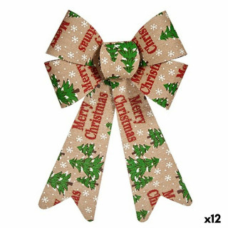 Lasso Krist+ Merry Christmas Multicolour 16 x 24 x 4 cm Kerstversiering (12 Stuks)