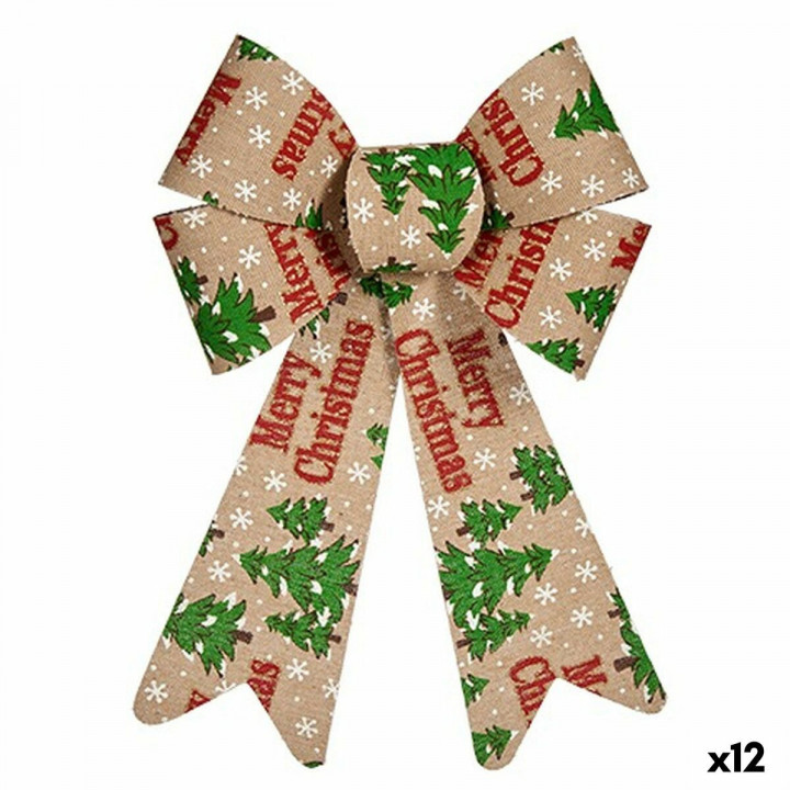 Lasso Krist+ Merry Christmas Multicolour 16 x 24 x 4 cm Kerstversiering (12 Stuks)