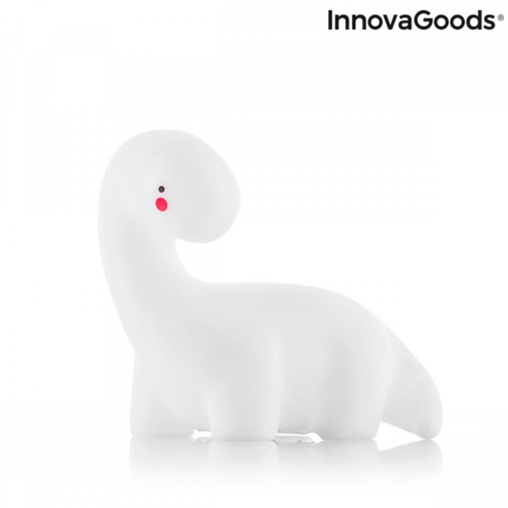 Lampada Dinosauro LED Multicolor Lightosaurus InnovaGoods IG815318 Bianco Vinile (Ricondizionati B)