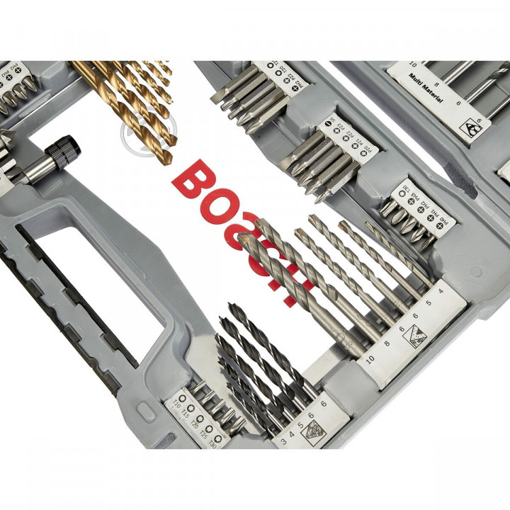 Set di trapani BOSCH 2608P00234 76 Pezzi Acciaio inossidabile Custodia per il trasporto
