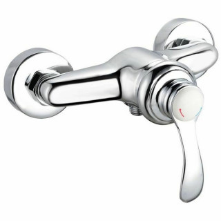 Mengkraan Rousseau Byron Grijs Chrome Metaal Blik 15 cm Douche