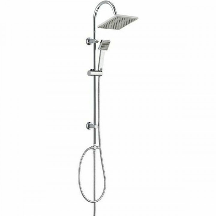 Shower Column Rousseau Soto Grey Chrome Metal 22 mm 73 x 73 mm