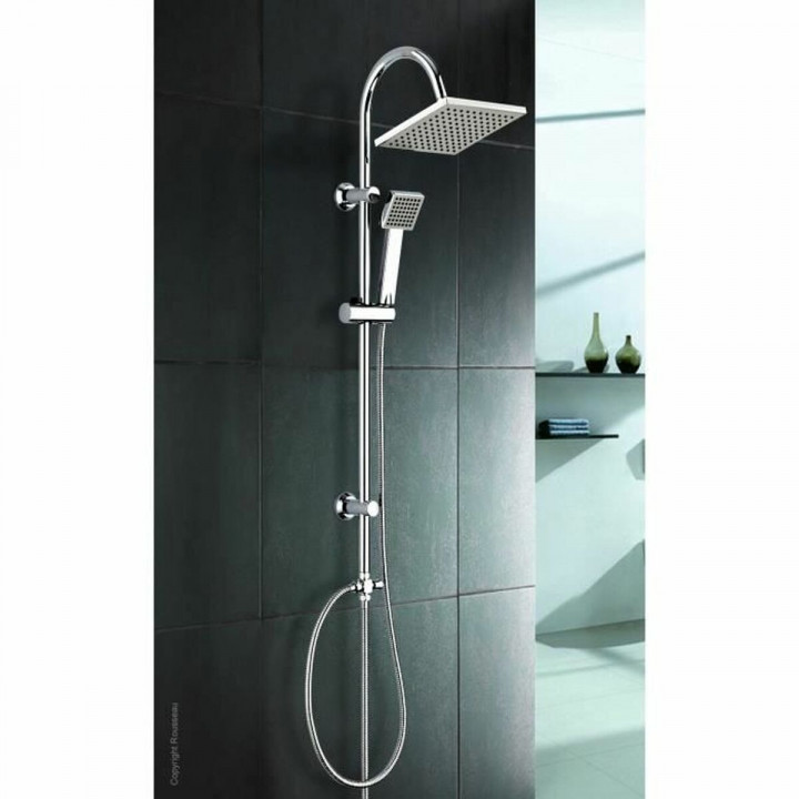 Dusche Säule Rousseau Soto Grau Chrome Metall 22 mm 73 x 73 mm